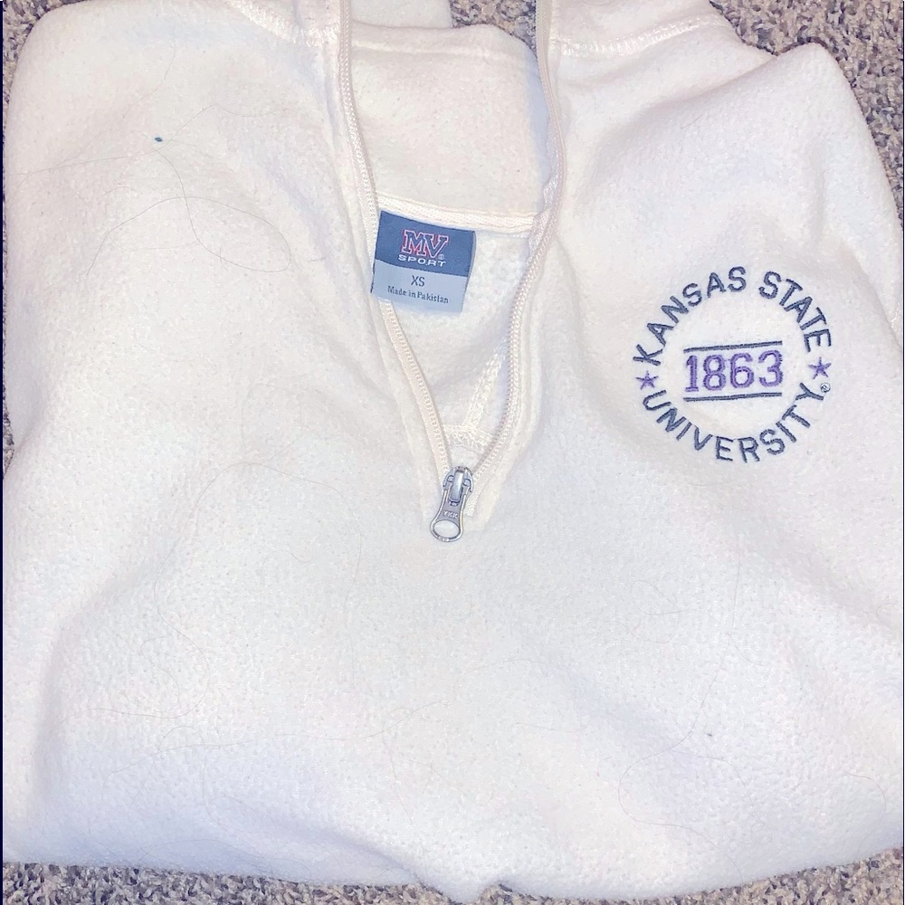 Brand is MV Sports, size S, Color White